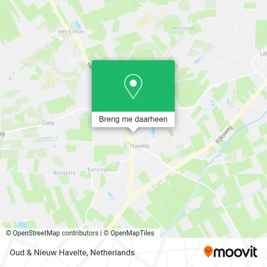 Oud & Nieuw Havelte kaart