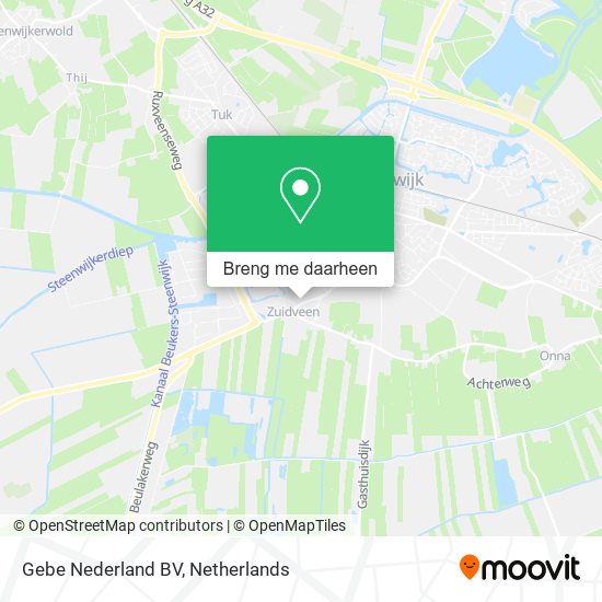 Gebe Nederland BV kaart