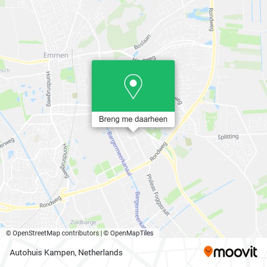 Autohuis Kampen kaart