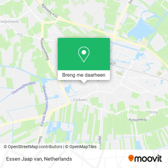 Essen Jaap van kaart