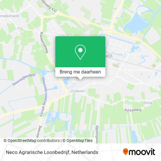 Neco Agrarische Loonbedrijf kaart