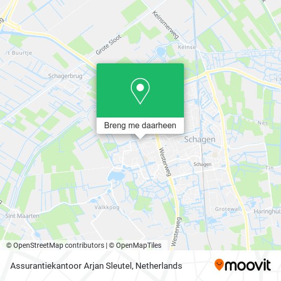 Assurantiekantoor Arjan Sleutel kaart