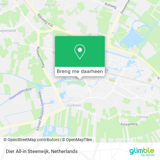 Dier All-in Steenwijk kaart