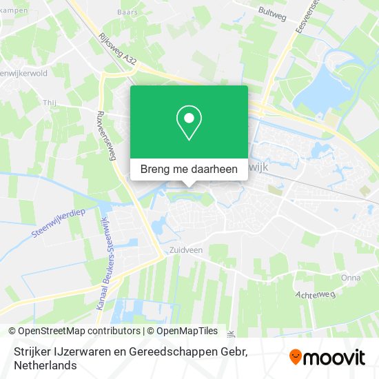 Strijker IJzerwaren en Gereedschappen Gebr kaart