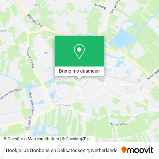 Hoekje IJs Bonbons en Delicatessen 't kaart