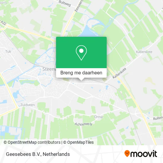Geesebees B.V. kaart