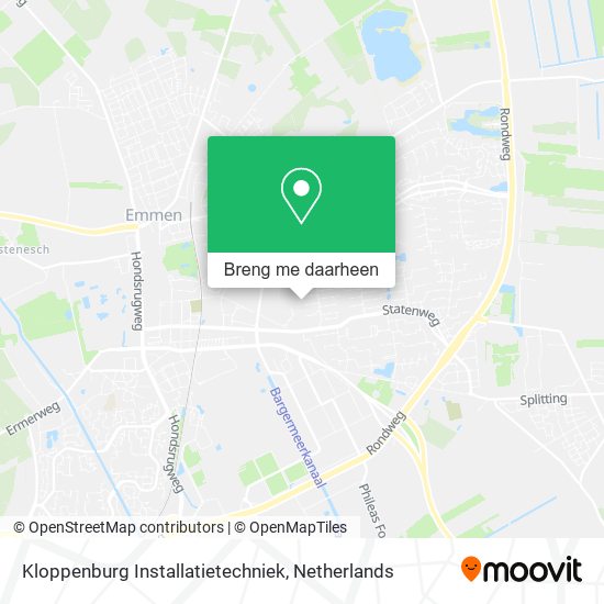 Kloppenburg Installatietechniek kaart