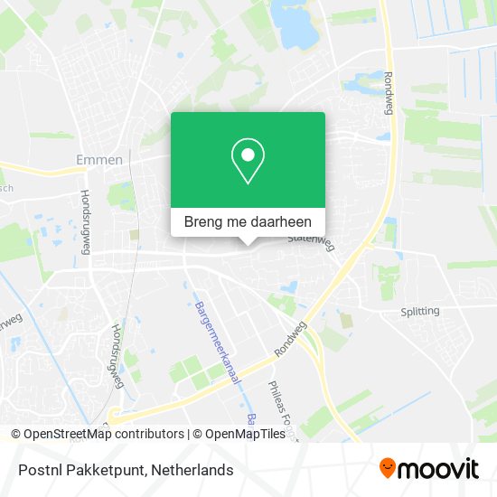 Postnl Pakketpunt kaart