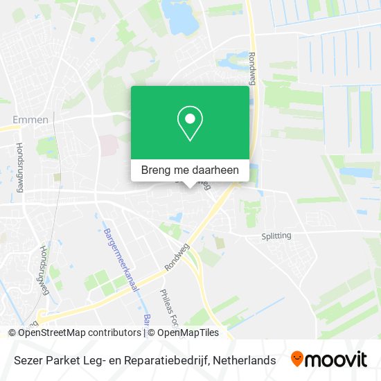 Sezer Parket Leg- en Reparatiebedrijf kaart