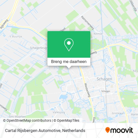 Cartal Rijsbergen Automotive kaart