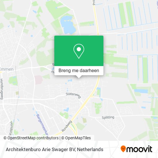 Architektenburo Arie Swager BV kaart