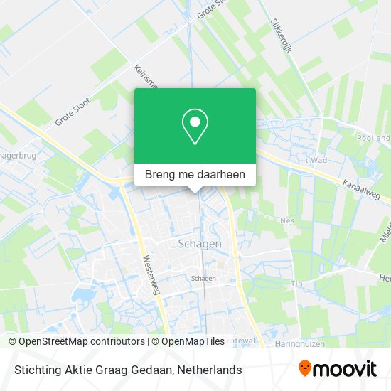 Stichting Aktie Graag Gedaan kaart