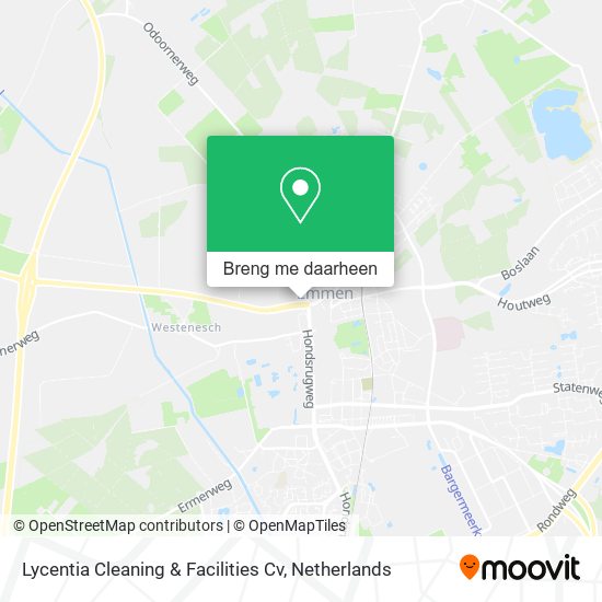 Lycentia Cleaning & Facilities Cv kaart