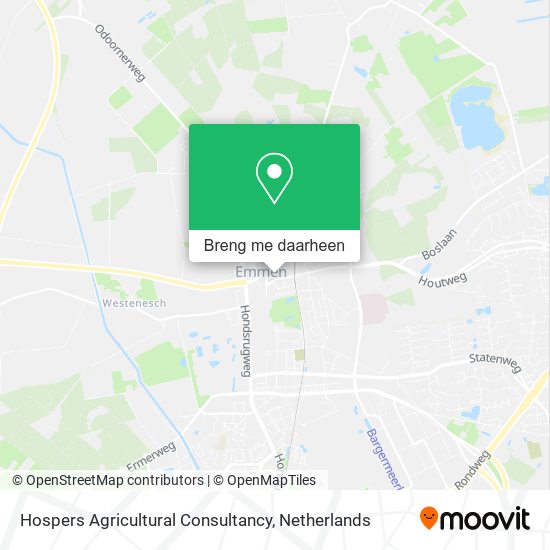Hospers Agricultural Consultancy kaart