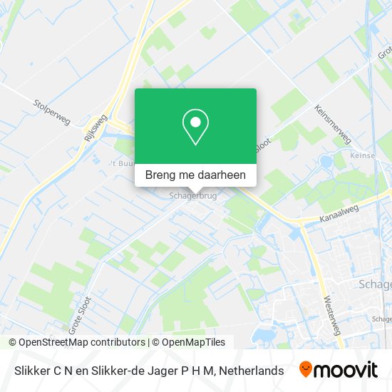 Slikker C N en Slikker-de Jager P H M kaart
