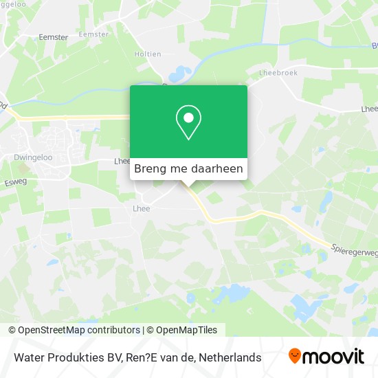 Water Produkties BV, Ren?E van de kaart