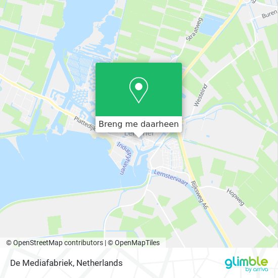 De Mediafabriek kaart