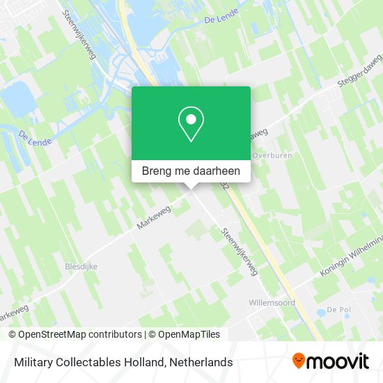 Military Collectables Holland kaart
