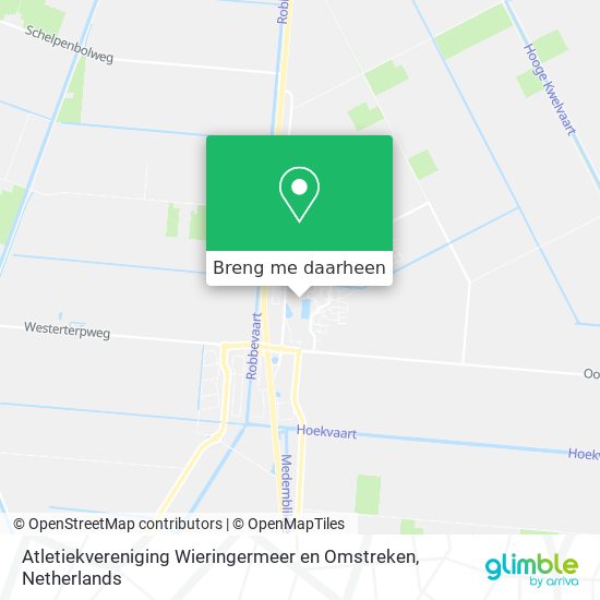 Atletiekvereniging Wieringermeer en Omstreken kaart