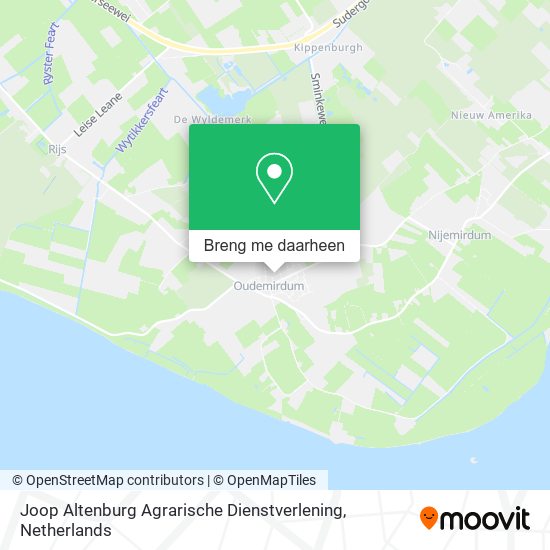 Joop Altenburg Agrarische Dienstverlening kaart