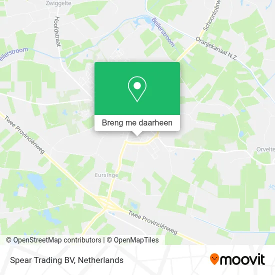 Spear Trading BV kaart