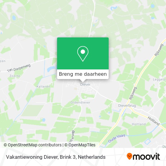 Vakantiewoning Diever, Brink 3 kaart