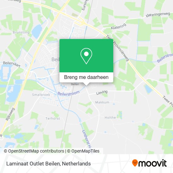 Laminaat Outlet Beilen kaart