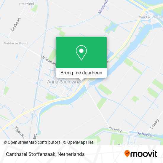 Cantharel Stoffenzaak kaart