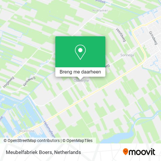 Meubelfabriek Boers kaart