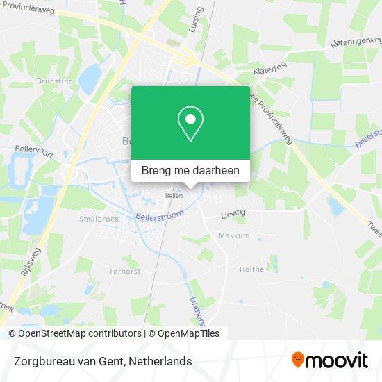 Zorgbureau van Gent kaart