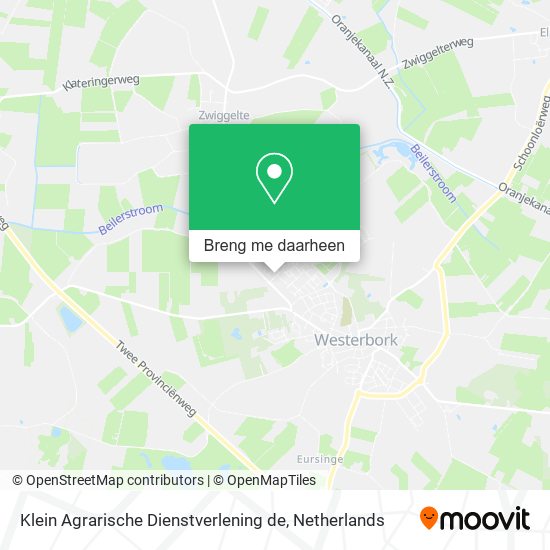 Klein Agrarische Dienstverlening de kaart