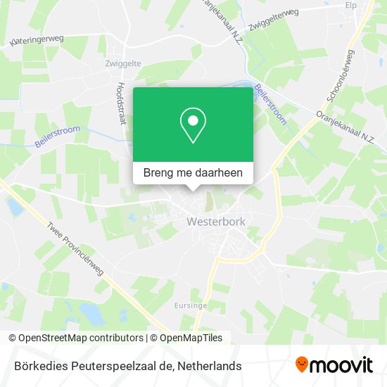 Börkedies Peuterspeelzaal de kaart