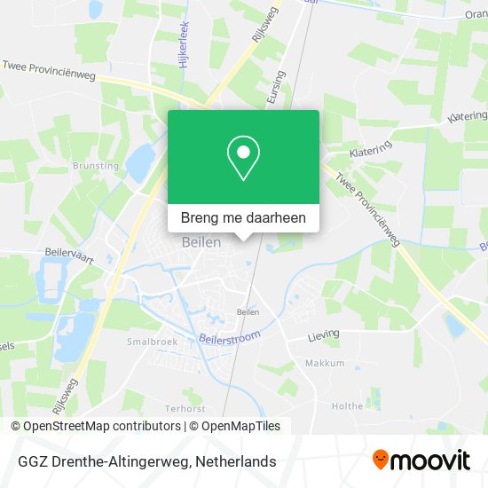 GGZ Drenthe-Altingerweg kaart