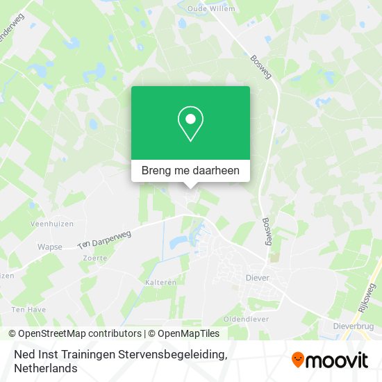 Ned Inst Trainingen Stervensbegeleiding kaart