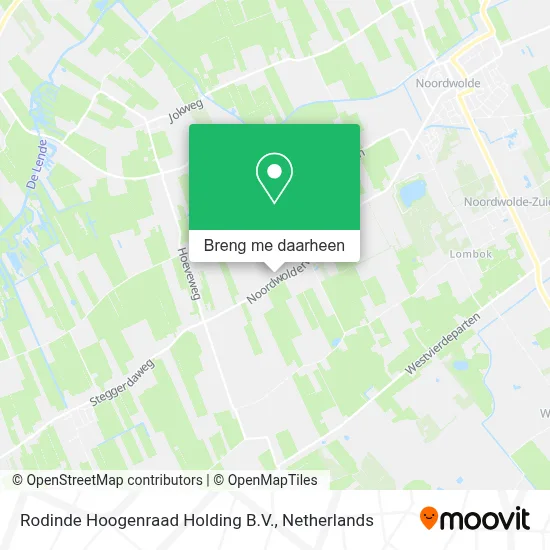 Rodinde Hoogenraad Holding B.V. kaart