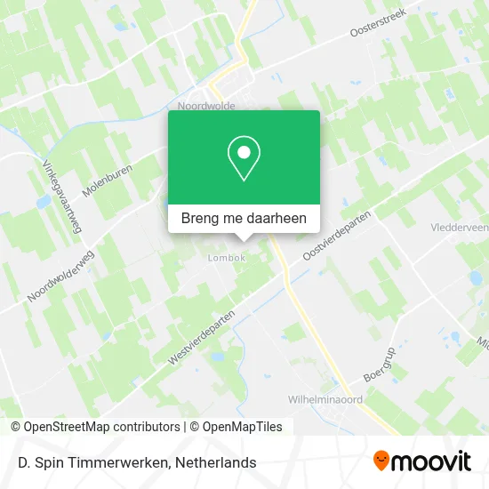 D. Spin Timmerwerken kaart