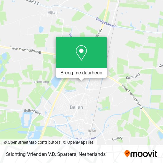 Stichting Vrienden V.D. Spatters kaart