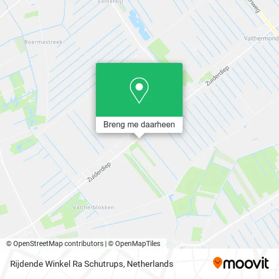Rijdende Winkel Ra Schutrups kaart