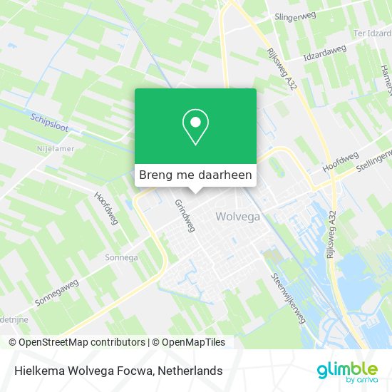 Hielkema Wolvega Focwa kaart