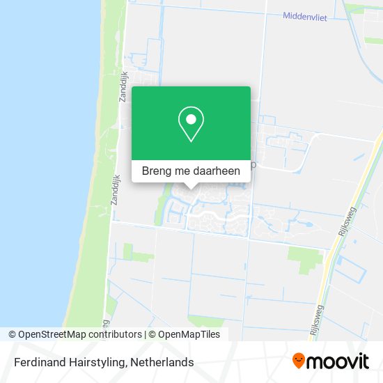 Ferdinand Hairstyling kaart