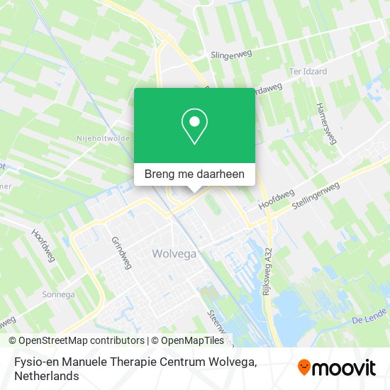 Fysio-en Manuele Therapie Centrum Wolvega kaart