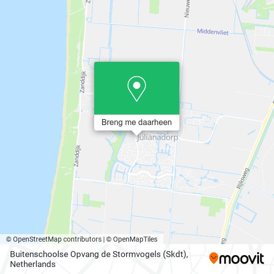 Buitenschoolse Opvang de Stormvogels (Skdt) kaart