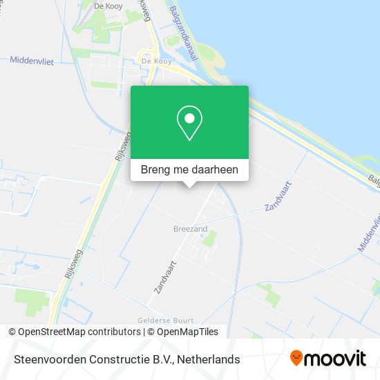 Steenvoorden Constructie B.V. kaart
