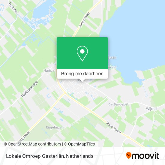 Lokale Omroep Gasterlân kaart