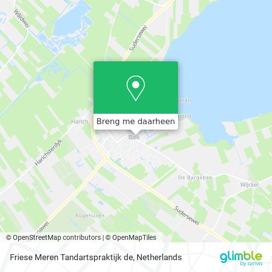 Friese Meren Tandartspraktijk de kaart