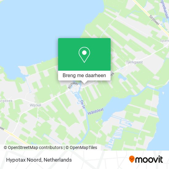 Hypotax Noord kaart