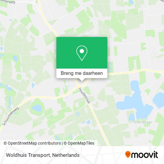 Woldhuis Transport kaart