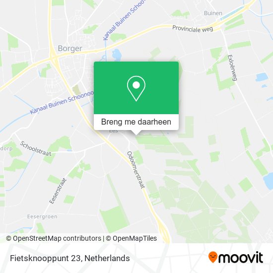 Fietsknooppunt 23 kaart