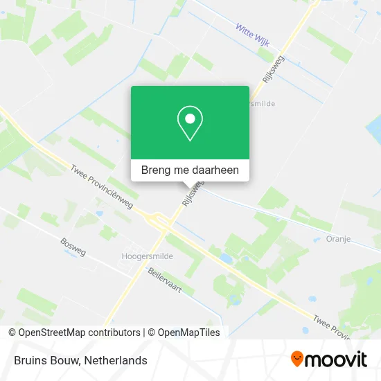 Bruins Bouw kaart