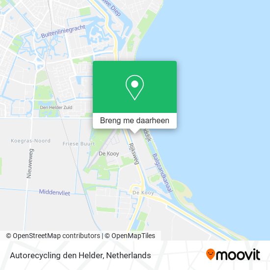 Autorecycling den Helder kaart